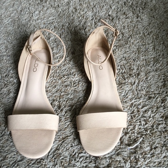 aldo ankle strap flats